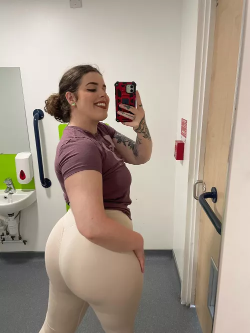 Can't help it all goes to my ass, hope you don't mind