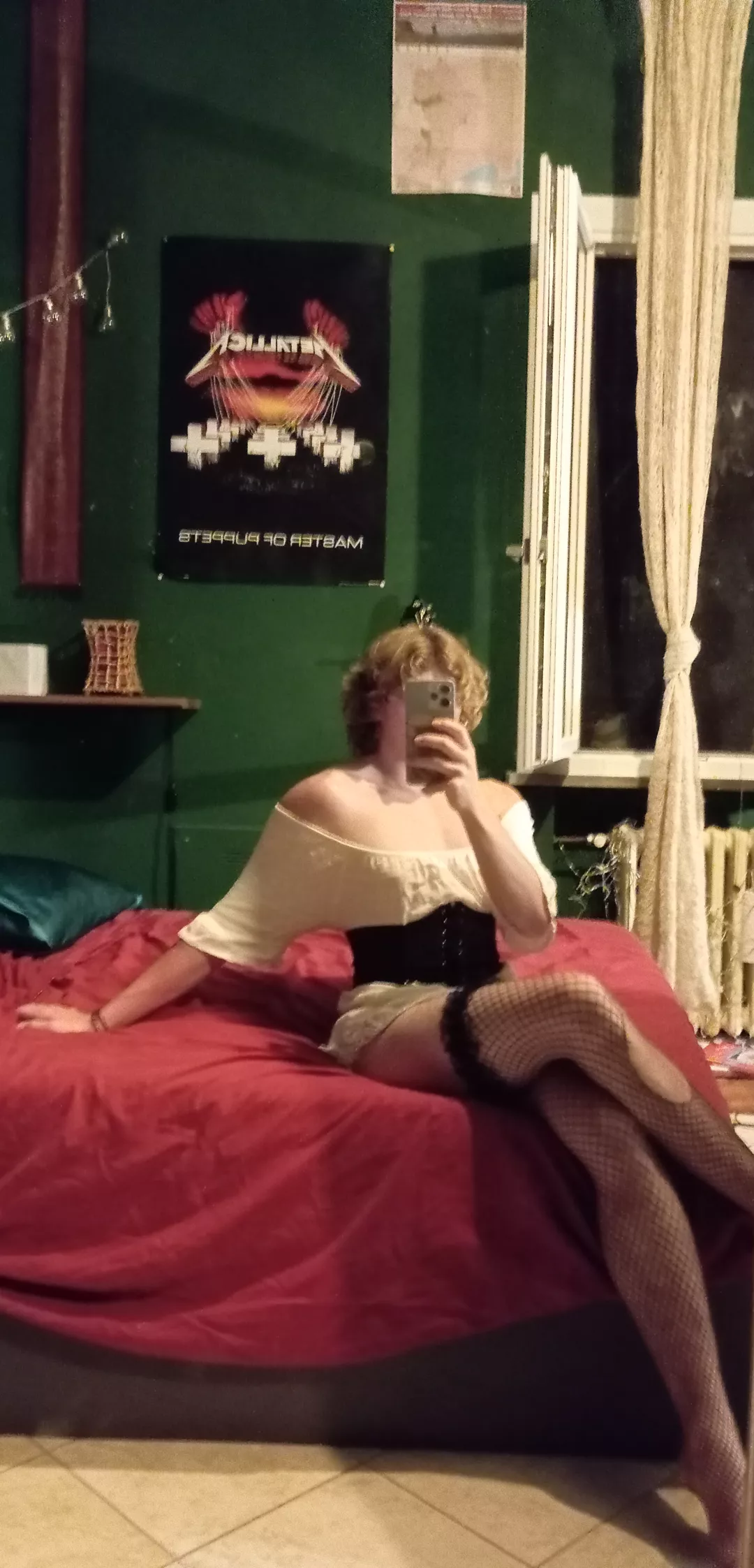 For once my bed is tidy