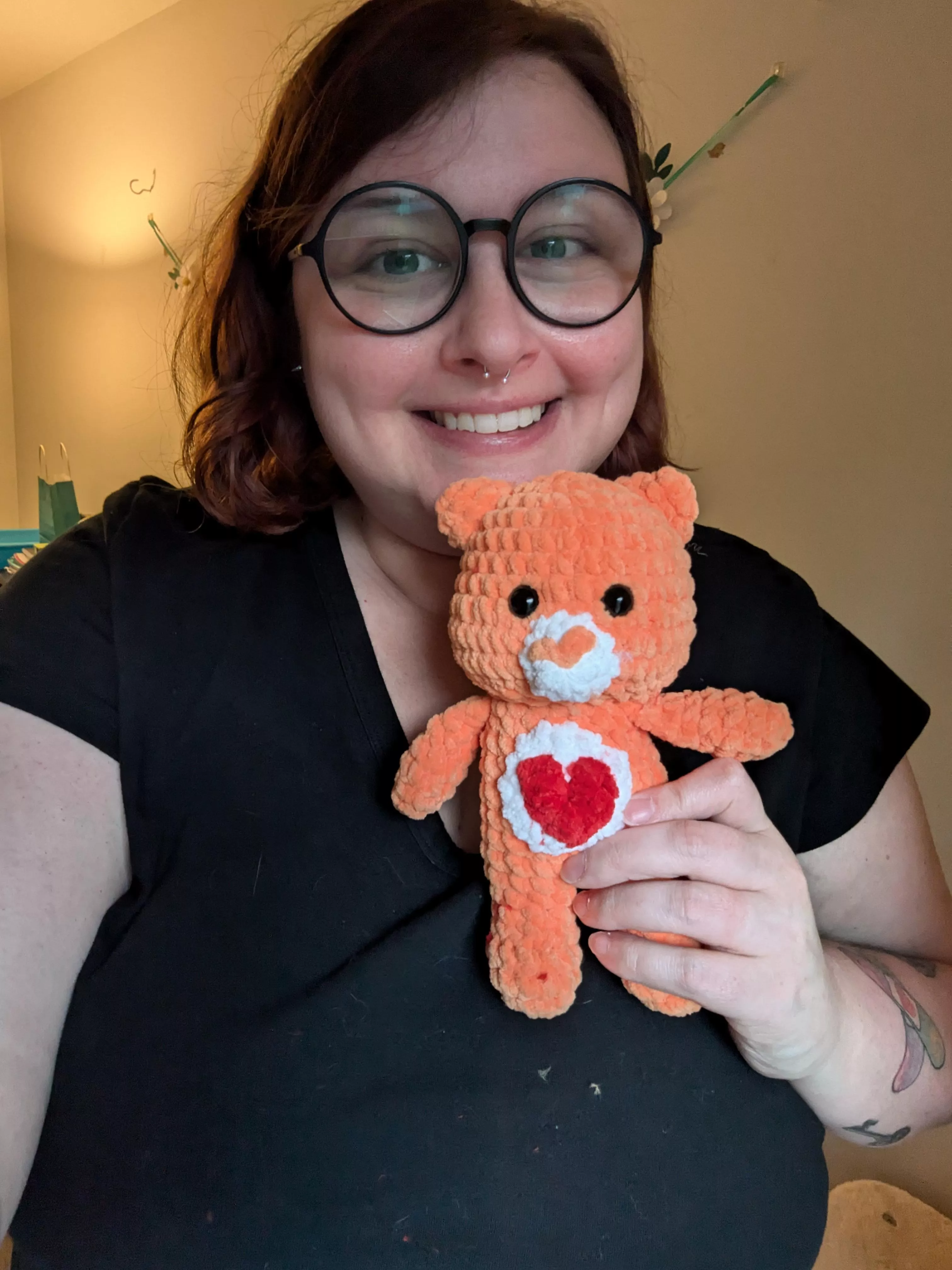 Guys, I made a care bear 🖤