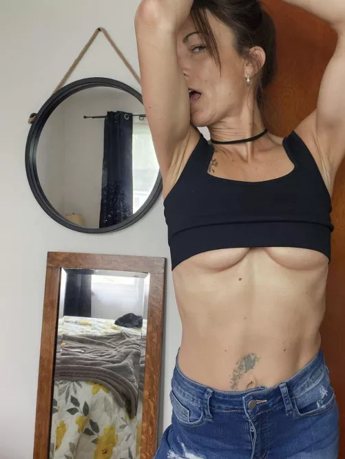 
It turns me on that you get a hard on from me teasing you