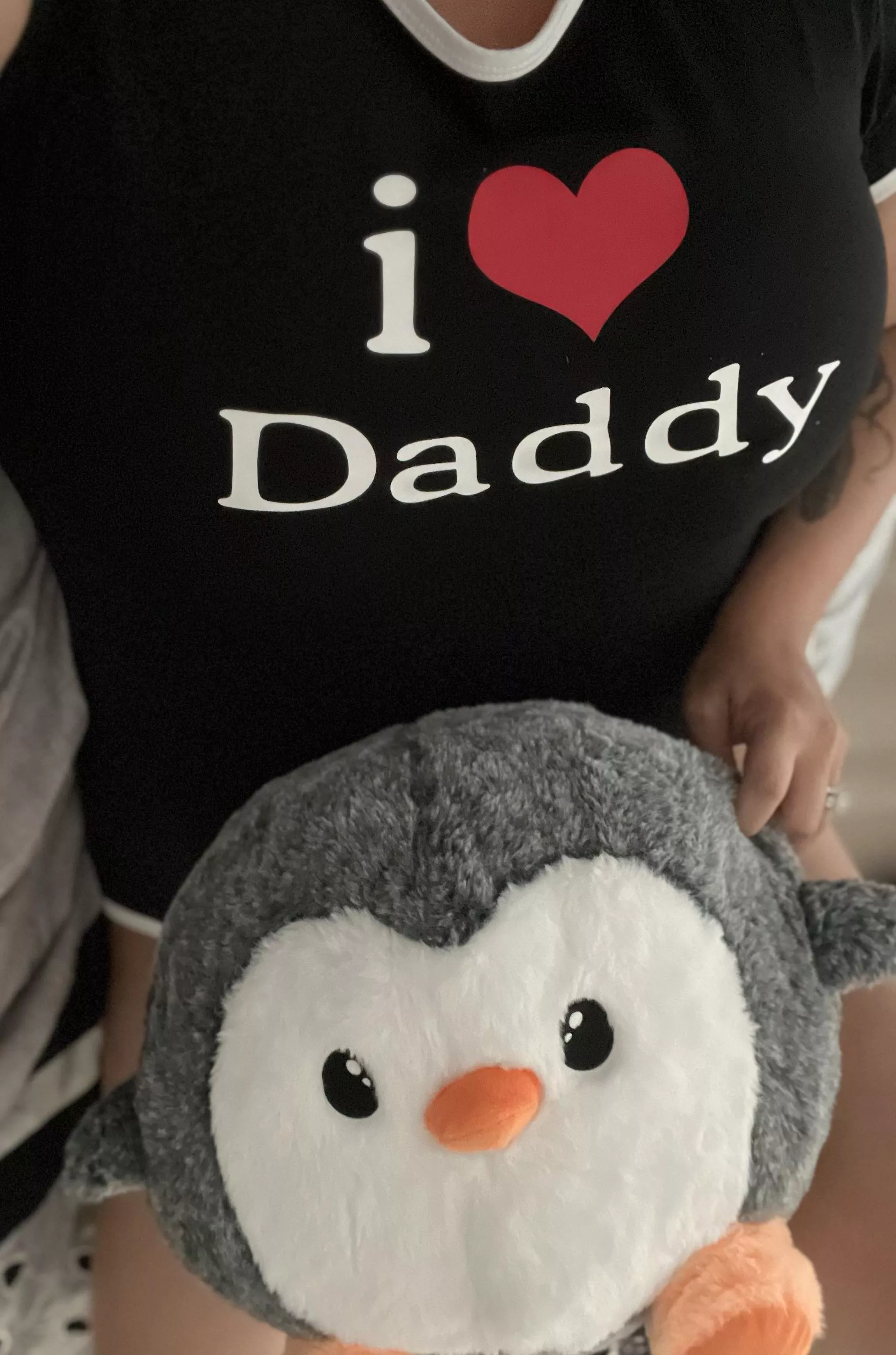 Just a little and her plushie 🥰