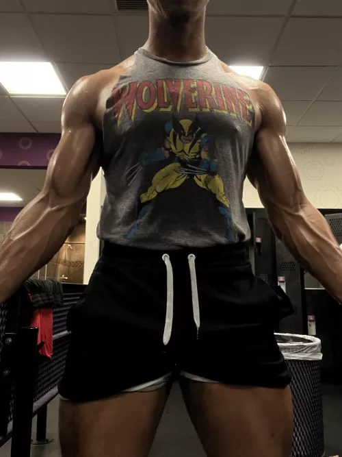 Perfect amount of sweat. 