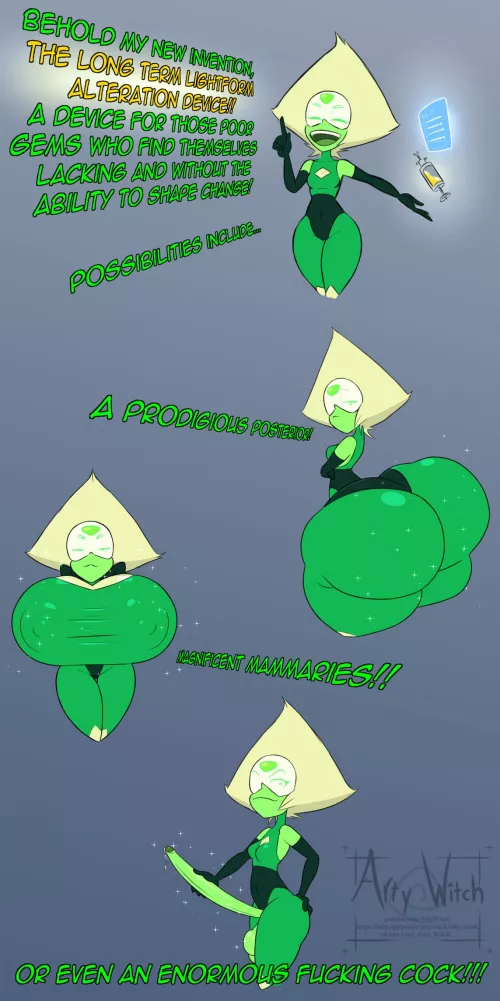 Peridot's Prodigious Product (Artist:Cronanevermore/ArtyWitch)