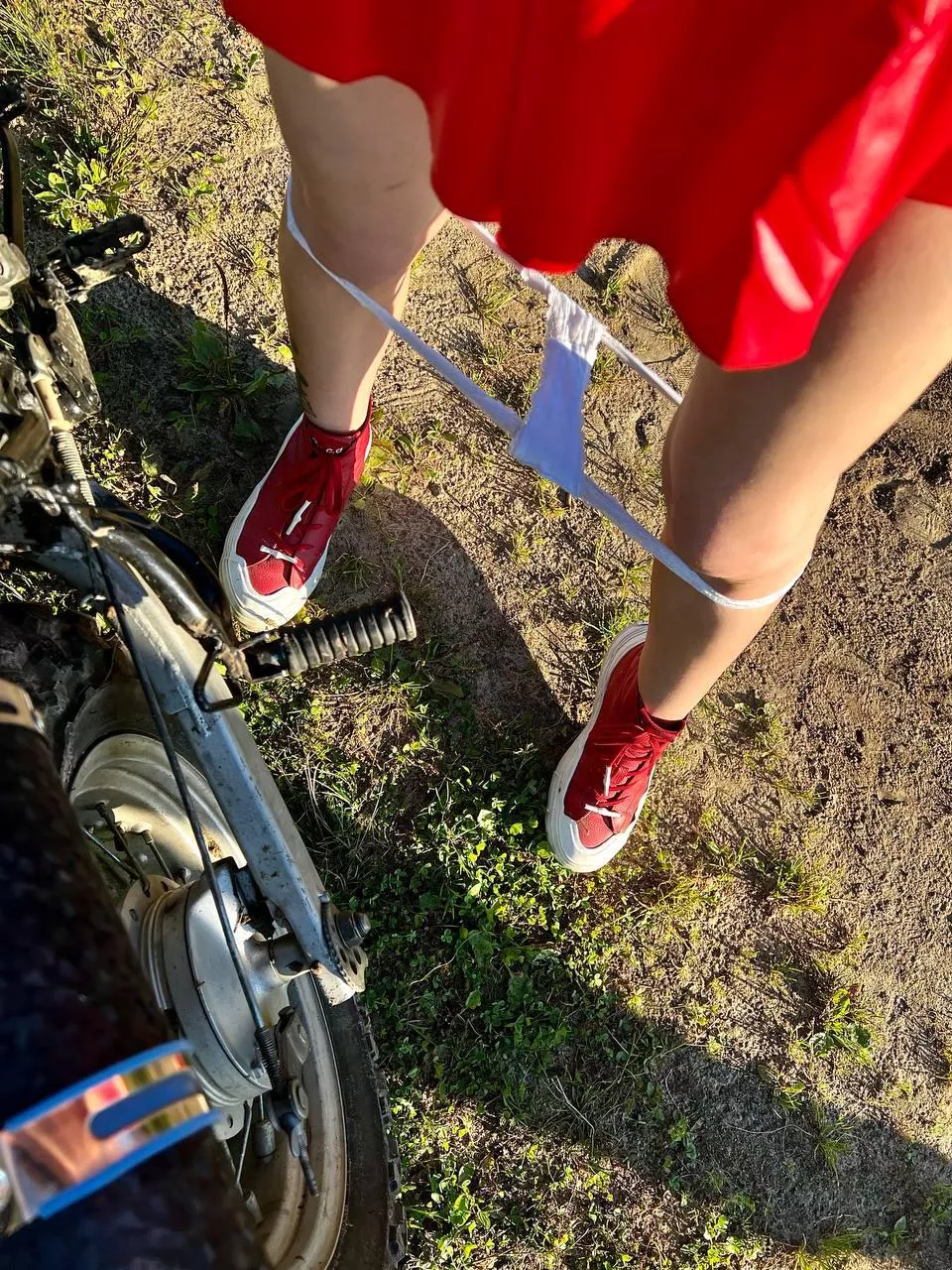 POV standing, feeling naughty 