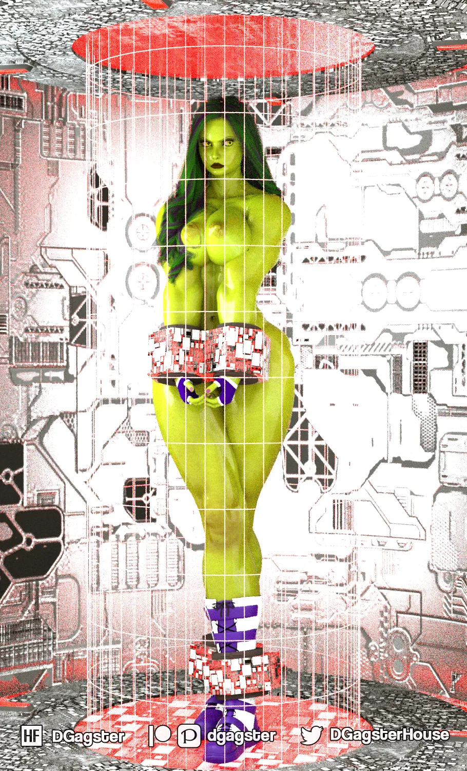 SHE-HULK Alien prisoner