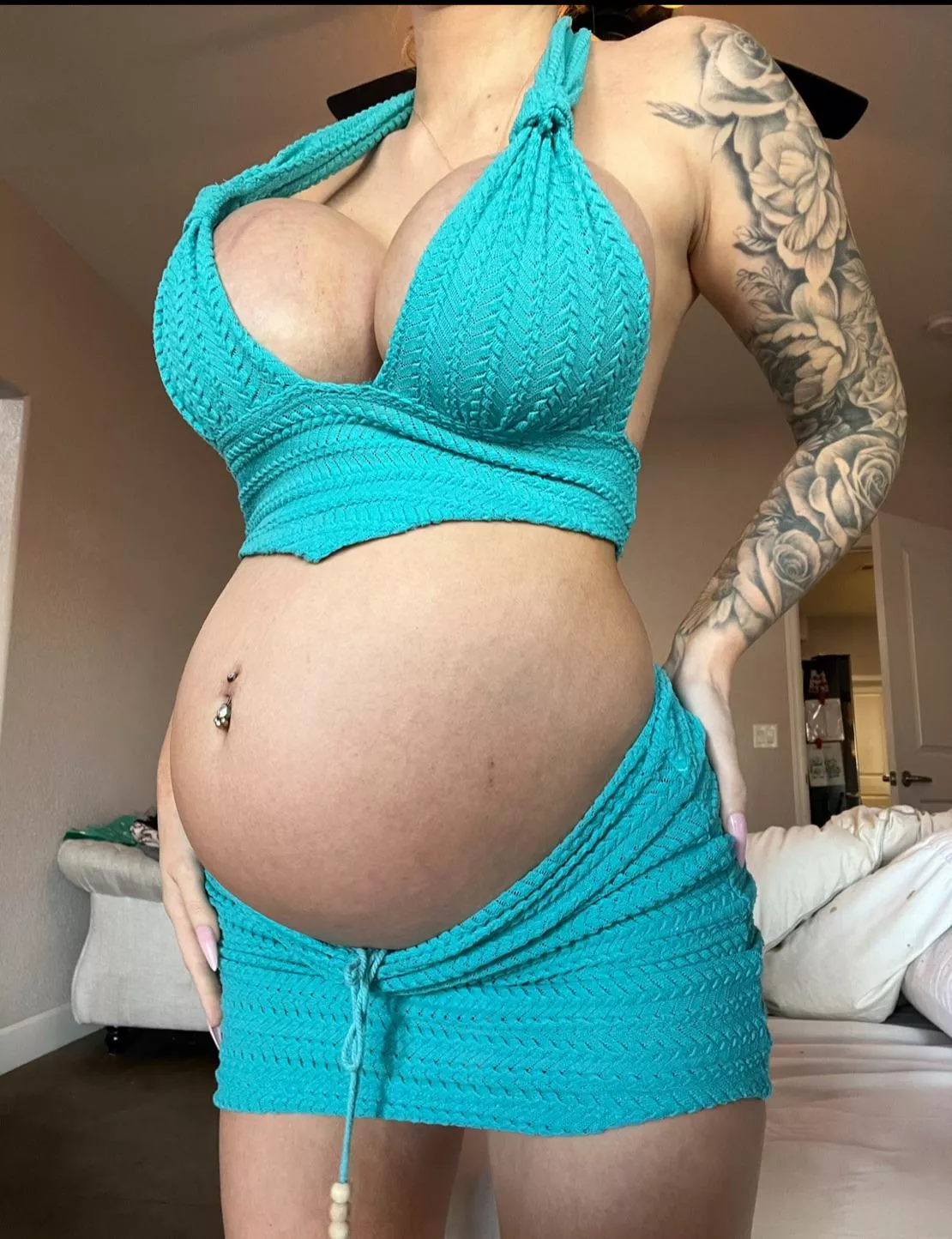 Tell the truth, would you save my naked pregnant pics 