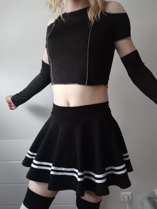 When you want new top but only skirt really fit you :/