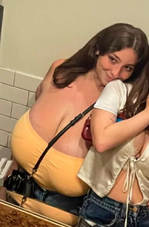 Distracted by her own size