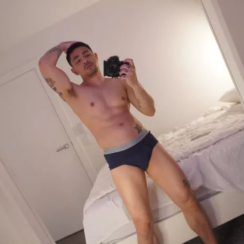 Fresh from the shower