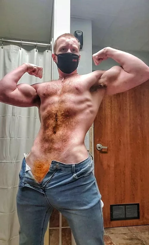 Gingers fuck harder, I'll prove it here in the gym showers!