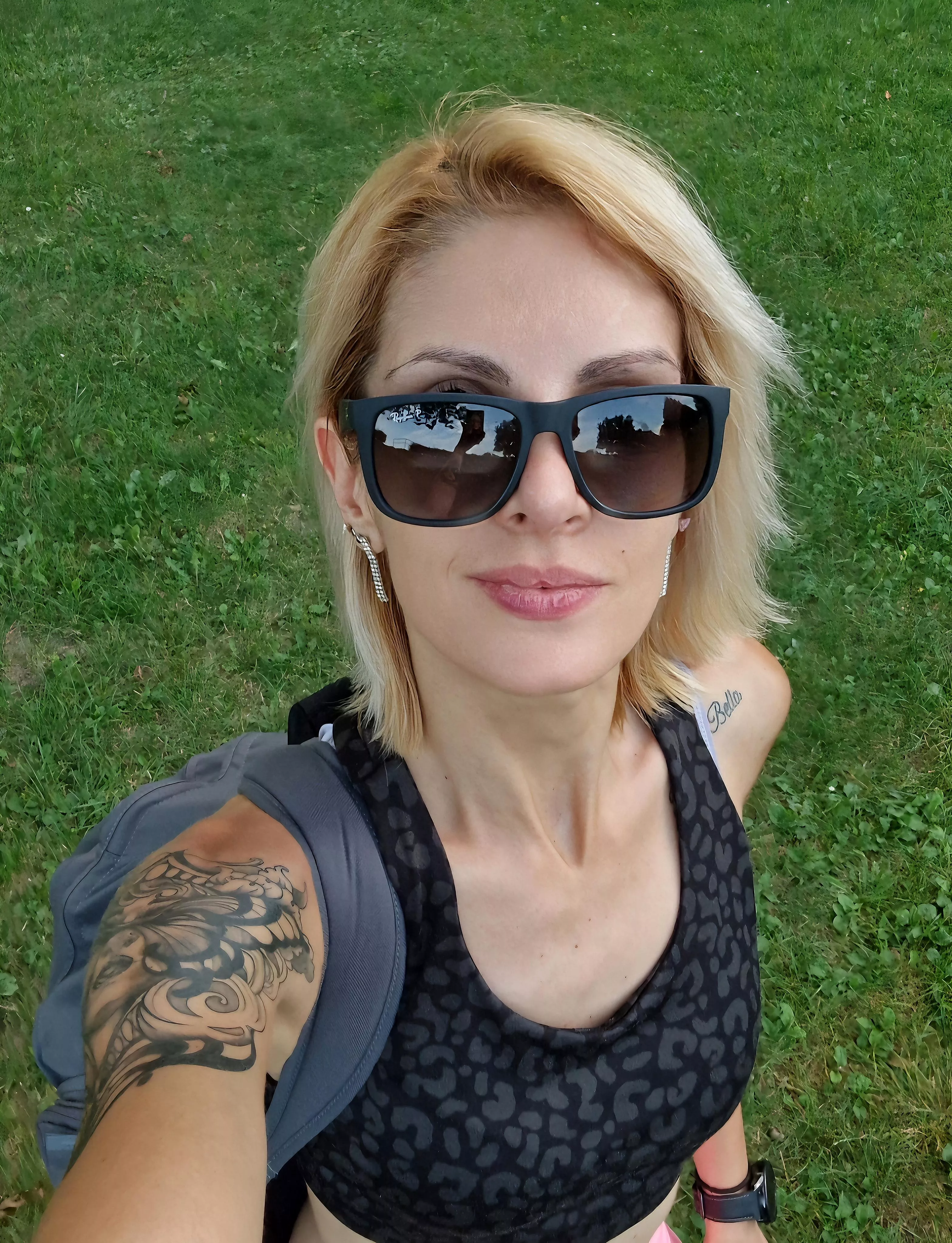 I believe I am wearing pink glasses. Come little closer and take a look