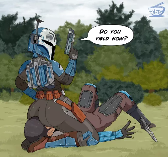 I would immediately surrender to her as a slave (N-D) 