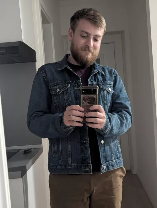Look at my new jacket boy