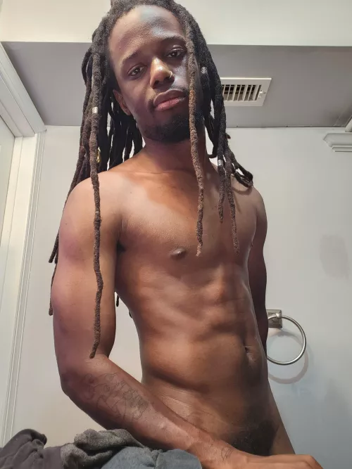 Right before a shower