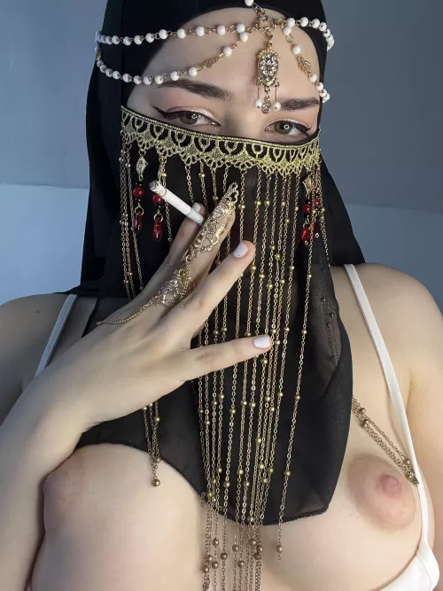 Smoking through a mask is extra filtration