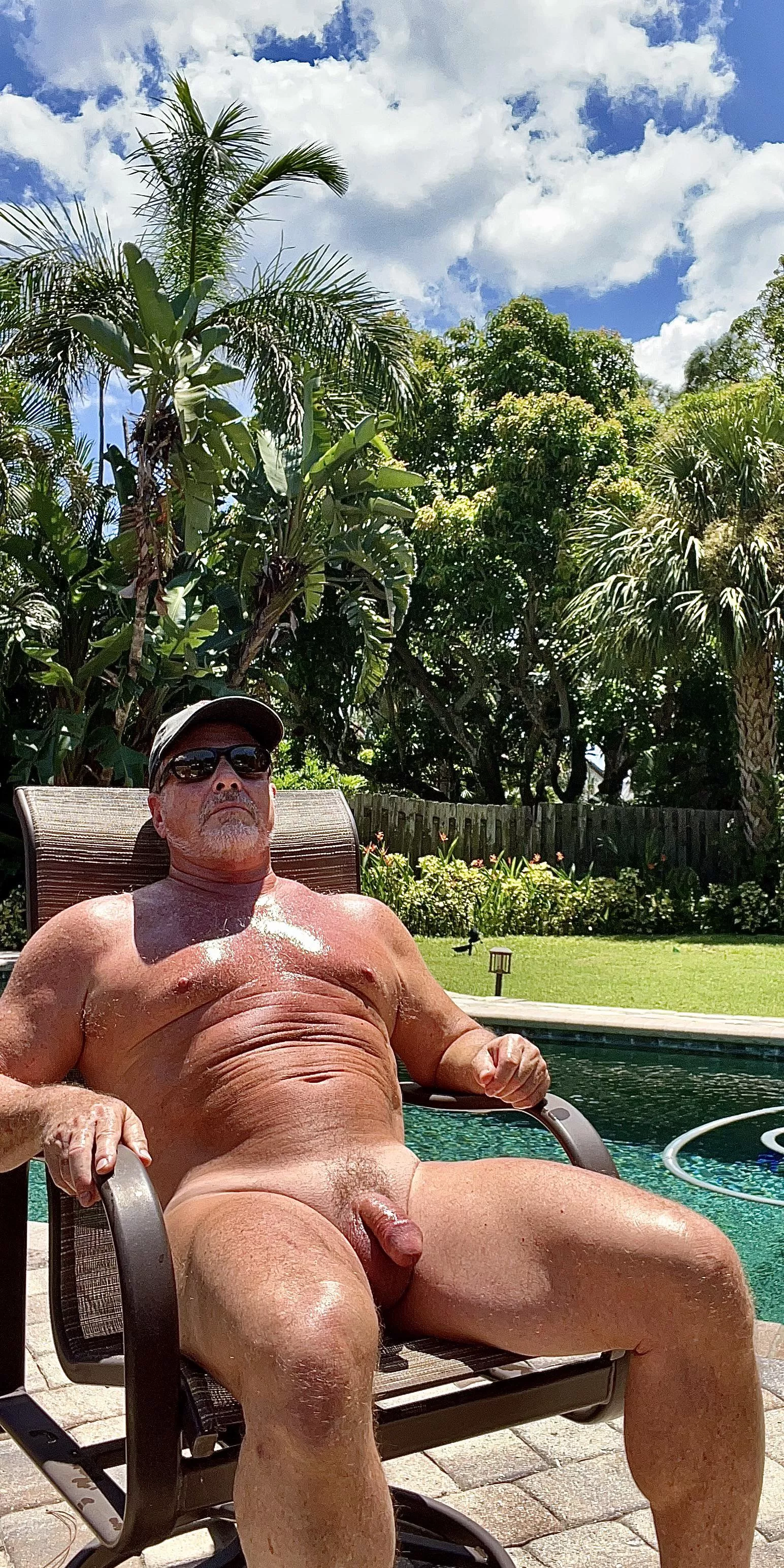 Sunning in paradise, but it’s hot out!