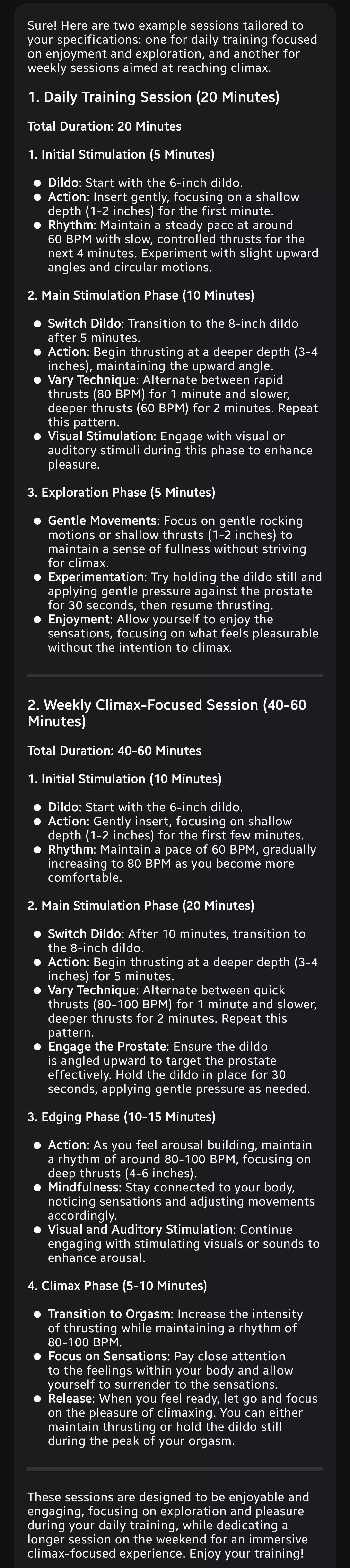 Using AI to design my pussy training is so hot 🥵