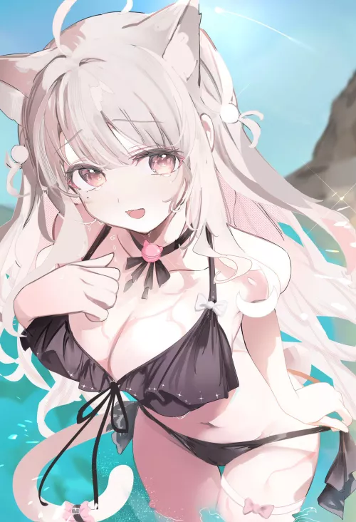 Wanting thoughts om her swimsuit