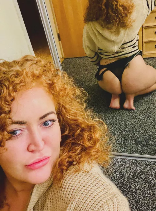 Your redheaded in a jumper isn’t wearing any panties