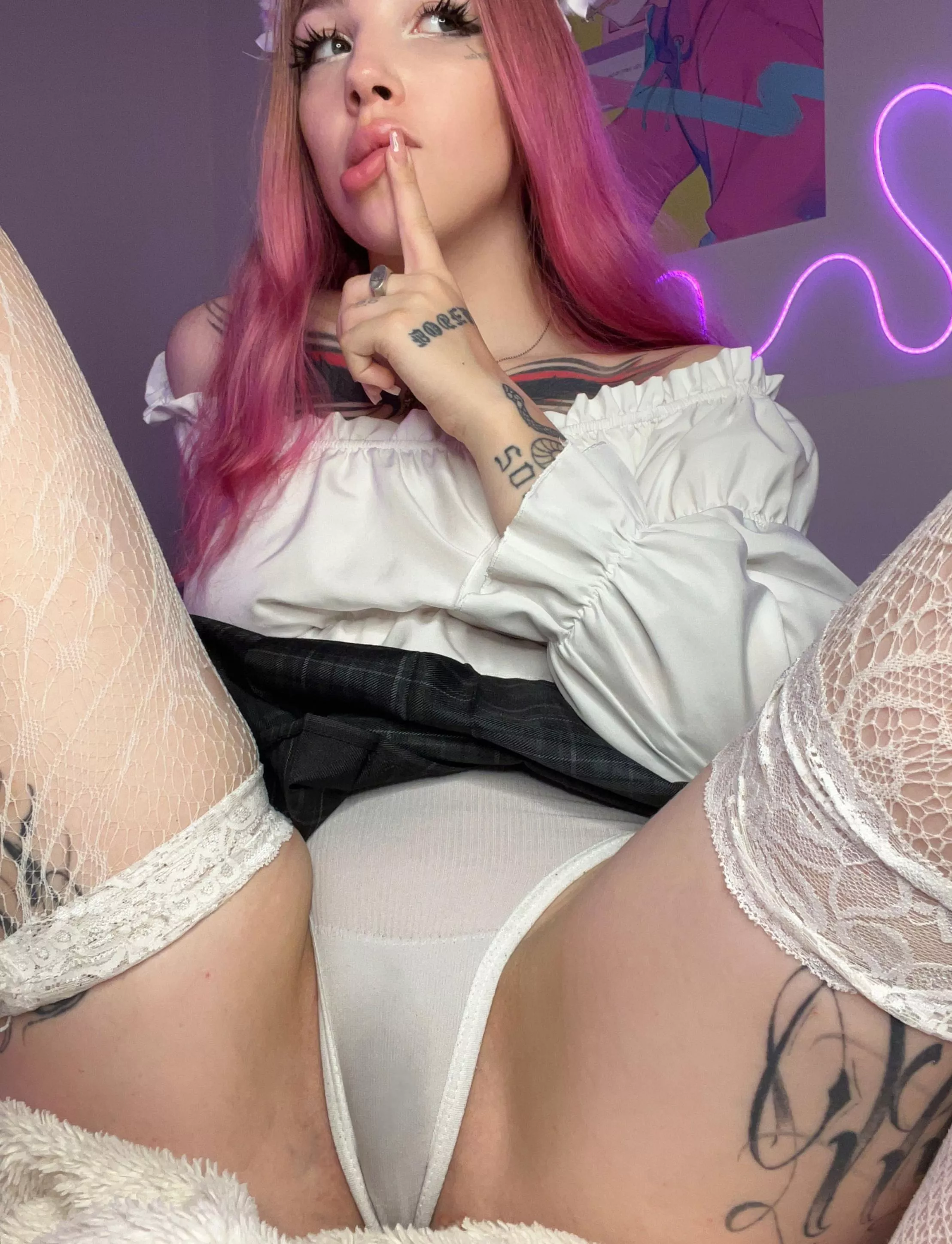 Daddy sends me peaks of his cock that make my panties wet