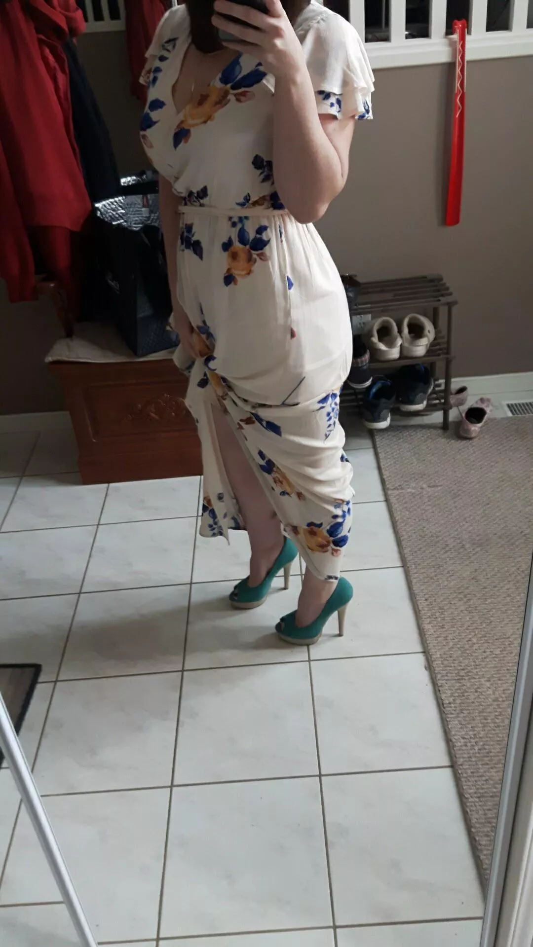 How's hubby going to react when I tell him I'm not wearing panties underneath? Think he'll make it home to you on time?