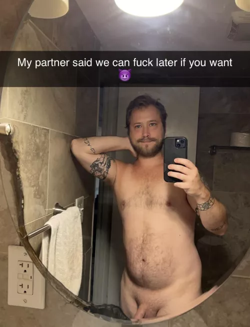 I have the best partner In The world, but they know I need more dick then they can give so they let me be a slut 😈