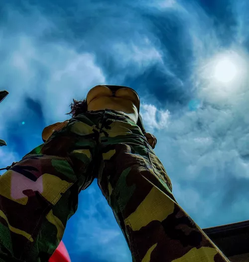 Looking up my shirt…