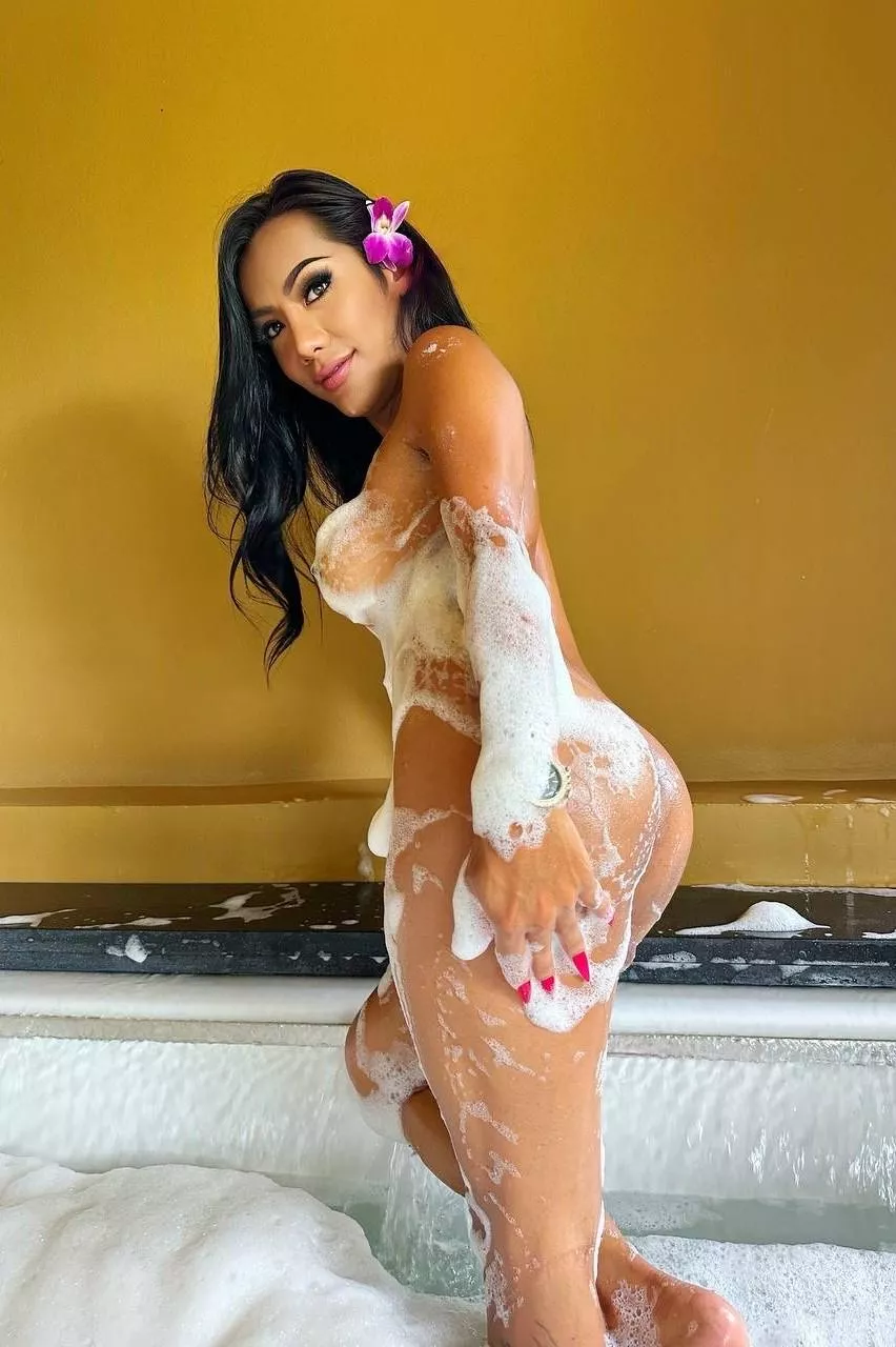 Making sure that I'm clean and fresh before you eat me