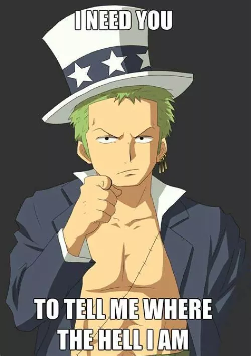 Nami having fun with zoro 