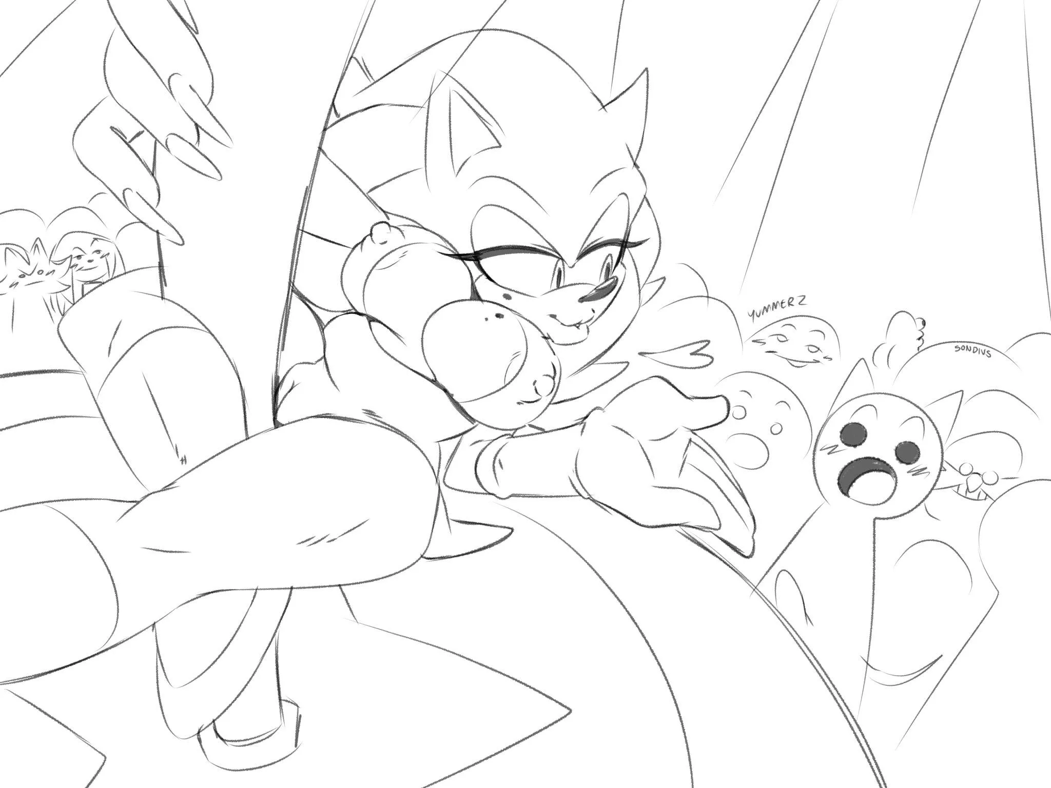 She knows how to get on that pole (Artist:SomeDivs)