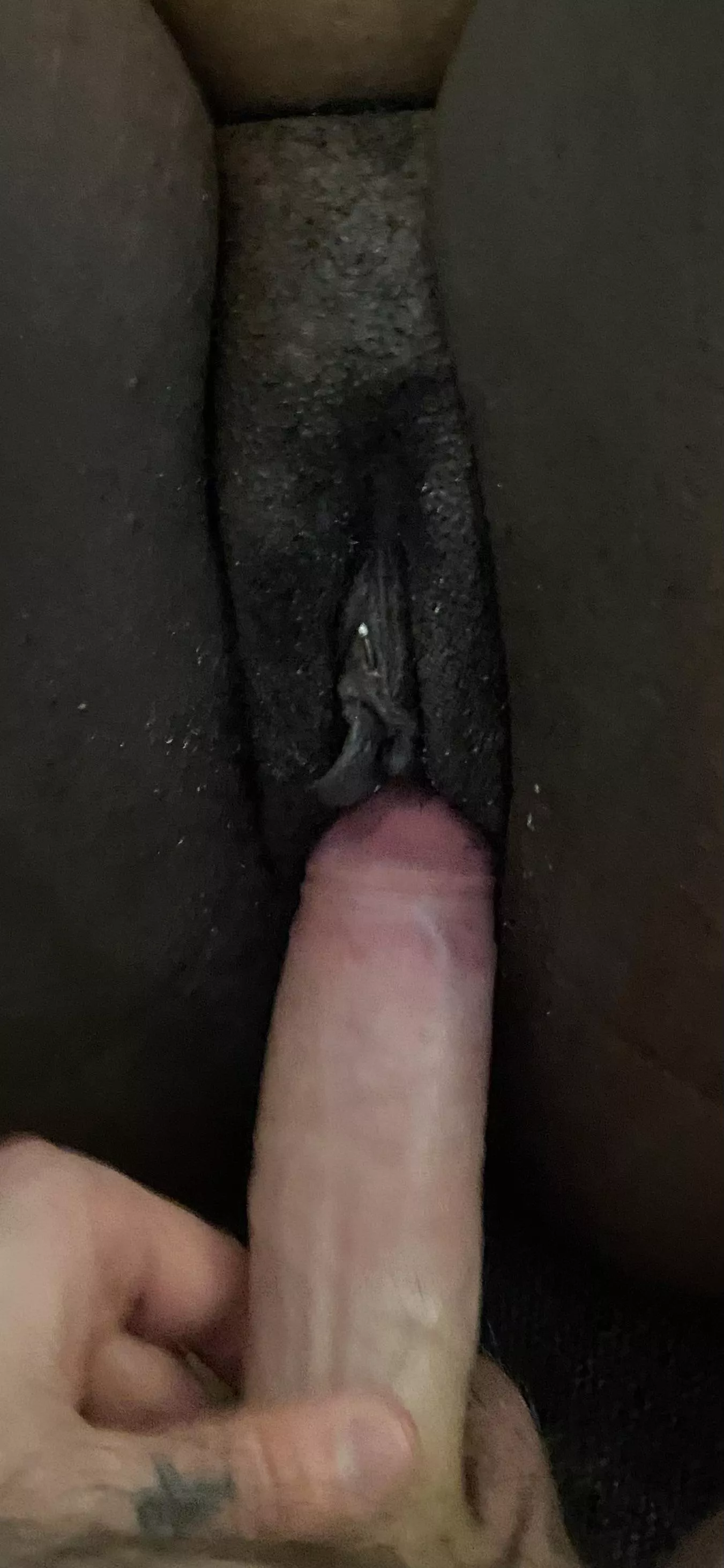 That feeling when you put it in your sexy black girlfriend 