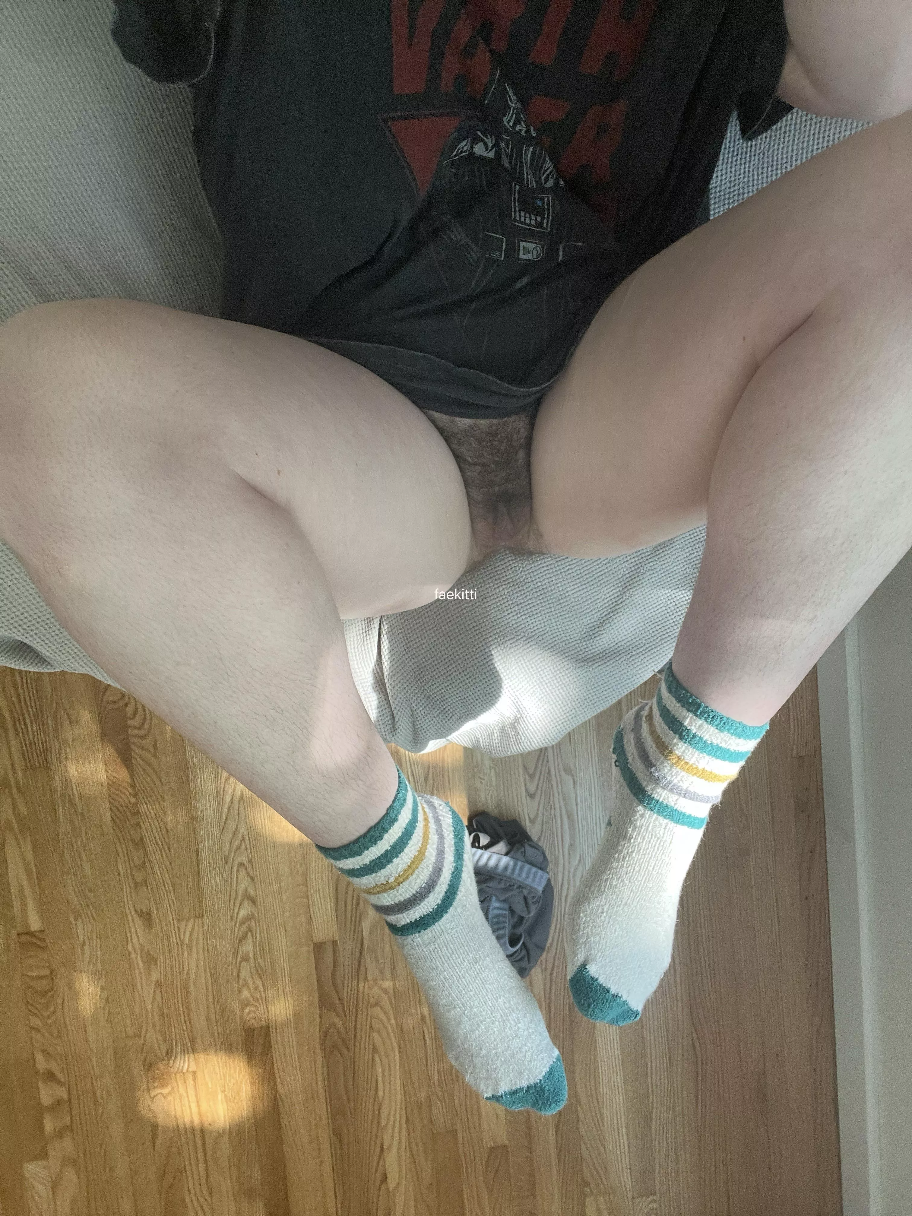 The socks stay on [f]