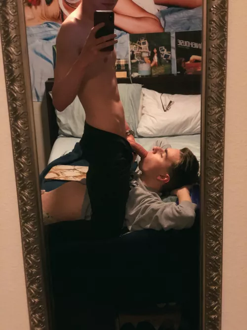 Using my buddy’s throat