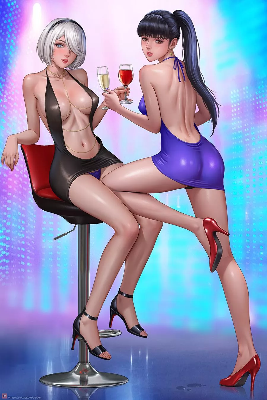 2B and Eve (Alexanderdinh)