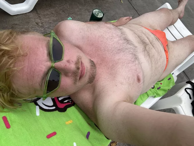 37m ~ Poolside lounging 🏖️ 