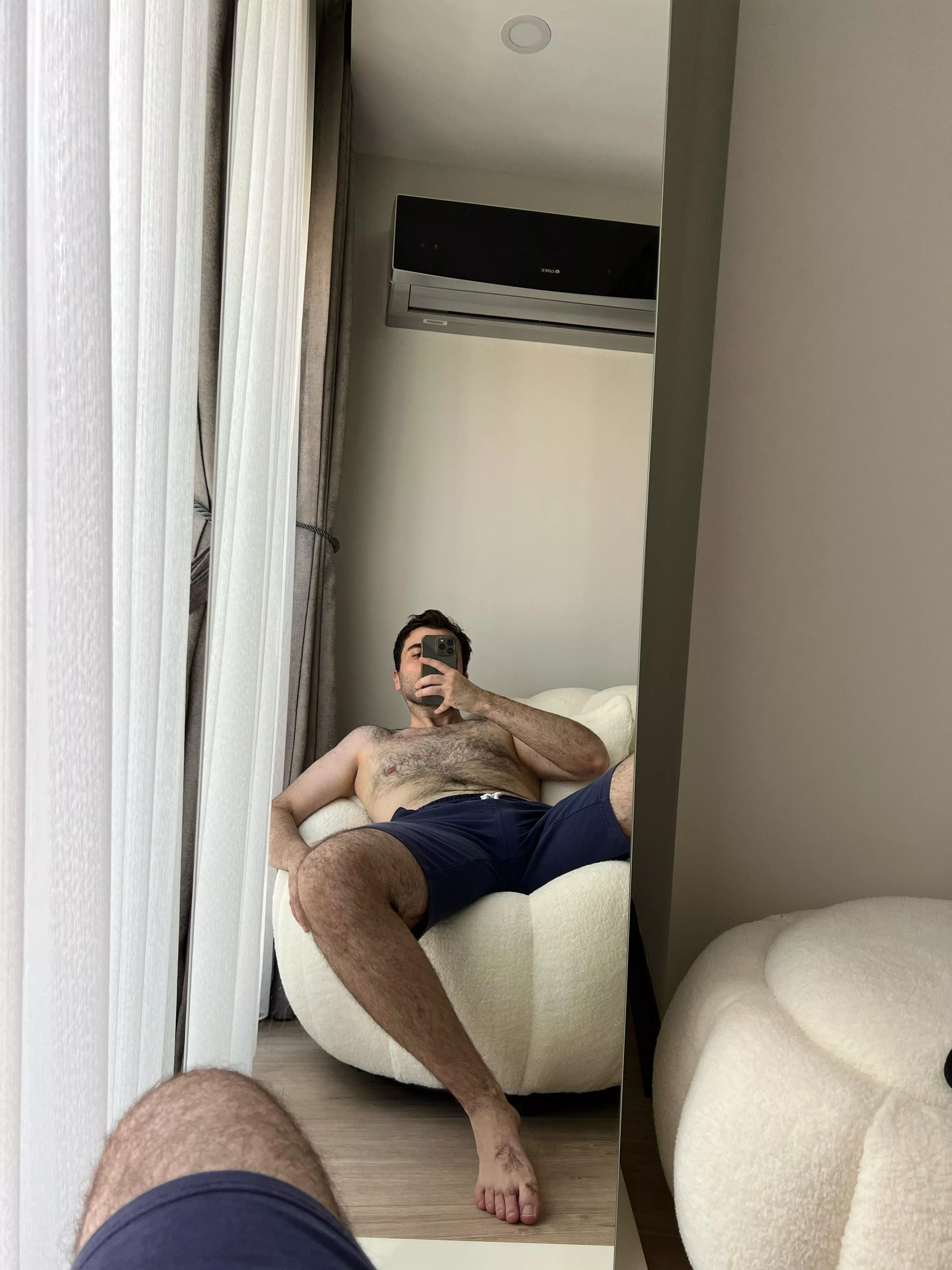 good thing we’ve got ac in here 😬 