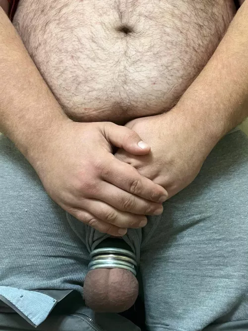 Gotta love feeling that all day tension on my balls 