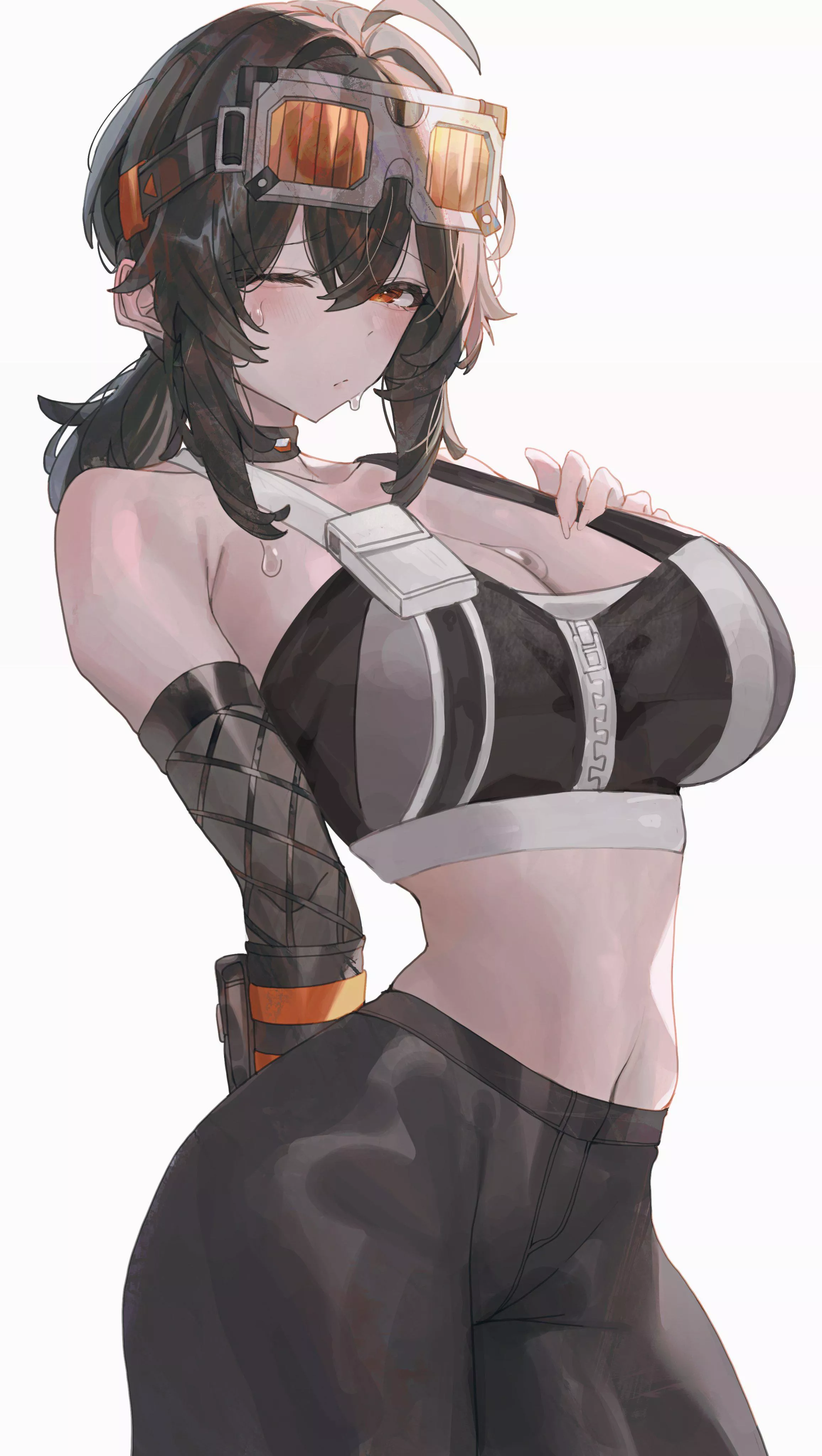 Grace Howard sweating (Indol) [Zenless Zone Zero]