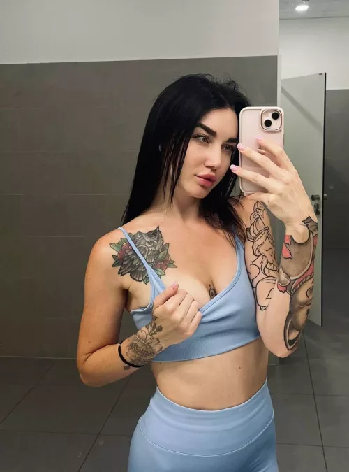 My B cups so comfortable in sport bra))