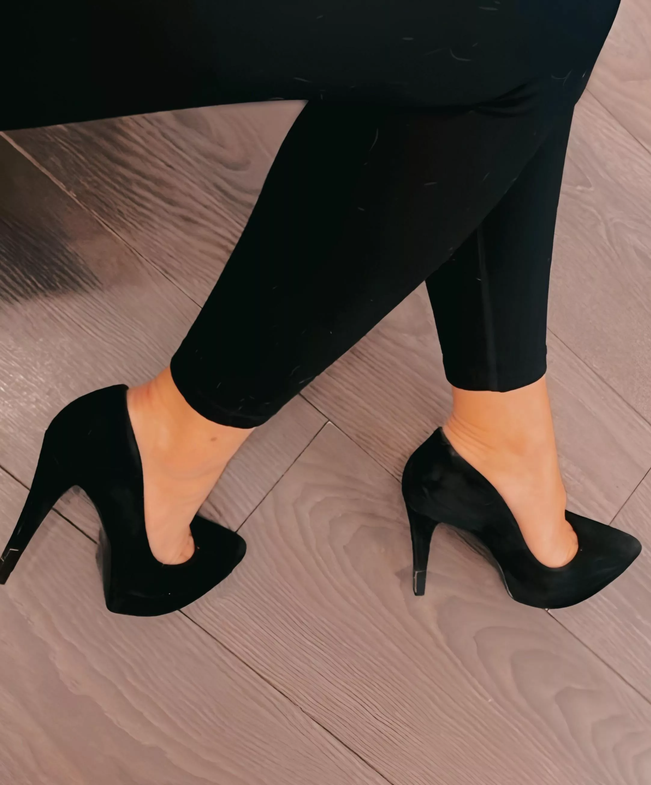 My black heels