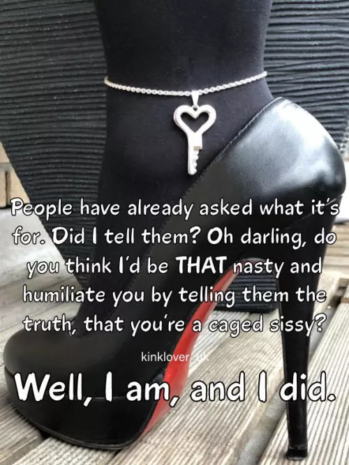 Secretly, you love the humiliation, don’t you?