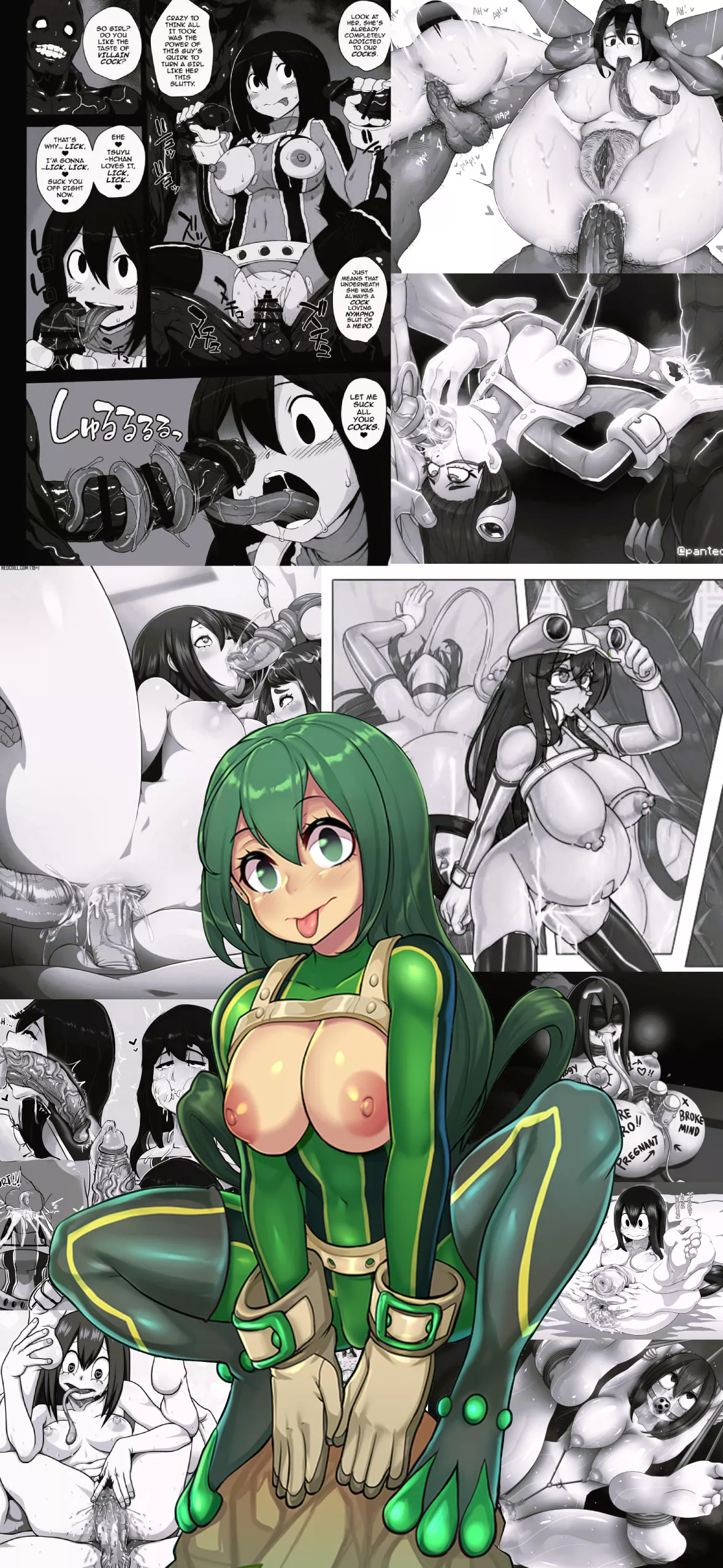 Tsuyu Asui Hentai Wallpaper (Redjet00)