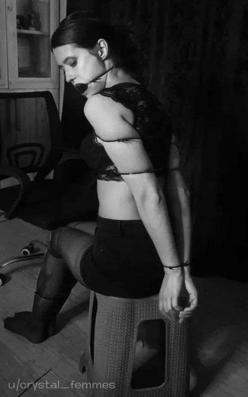 Zip ties and socks gag