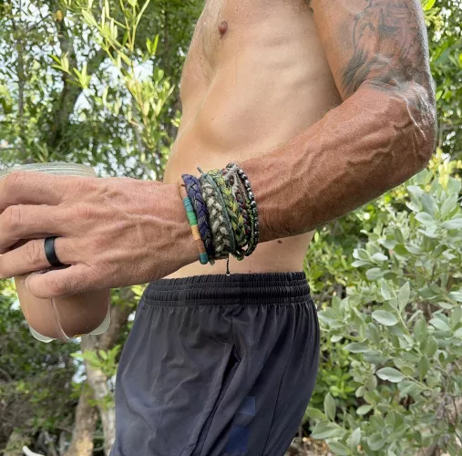 After a 2 mile interval training 