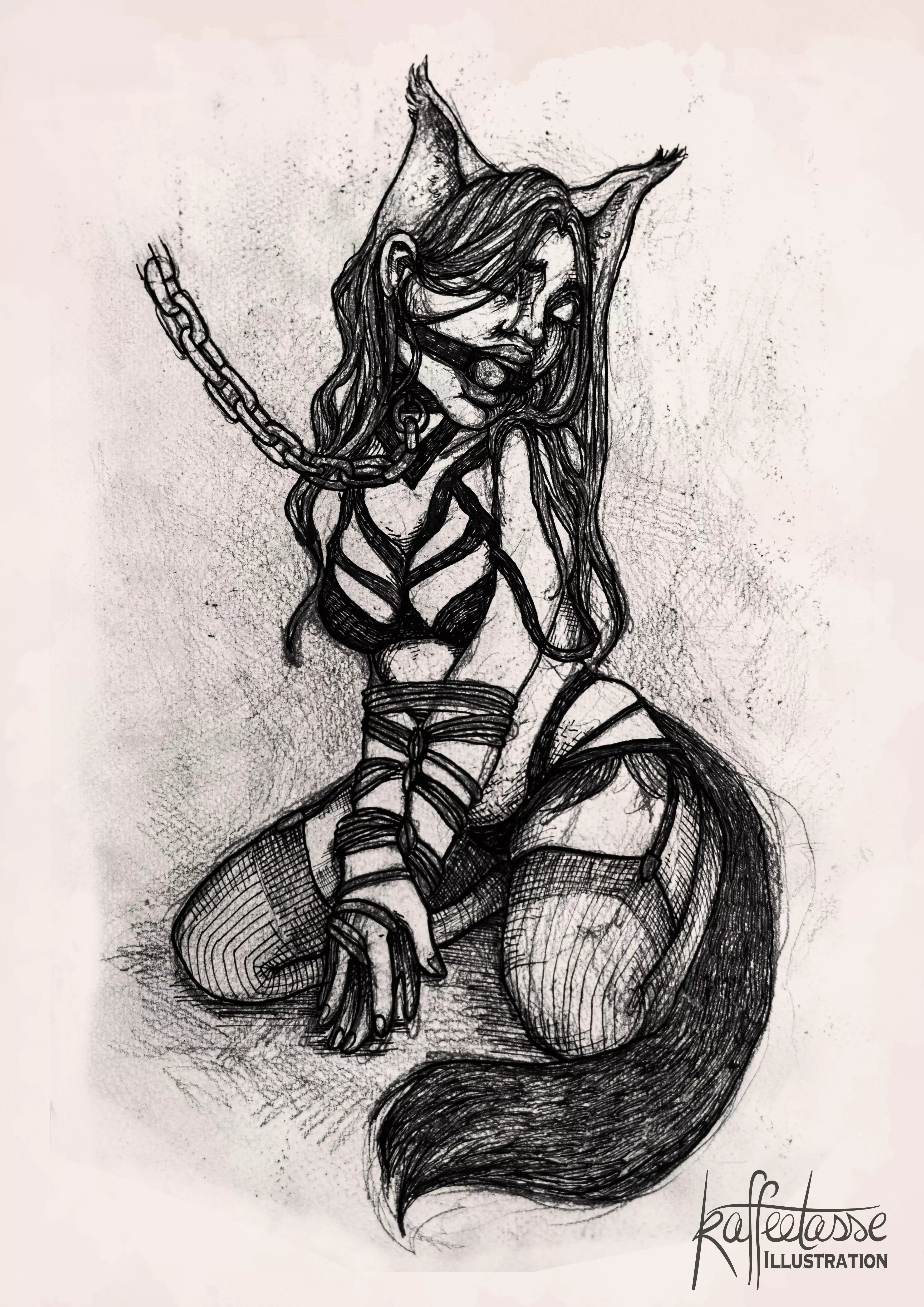 Ballgag and chains :) 