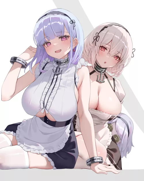 Big booba maids Dido and Sirius