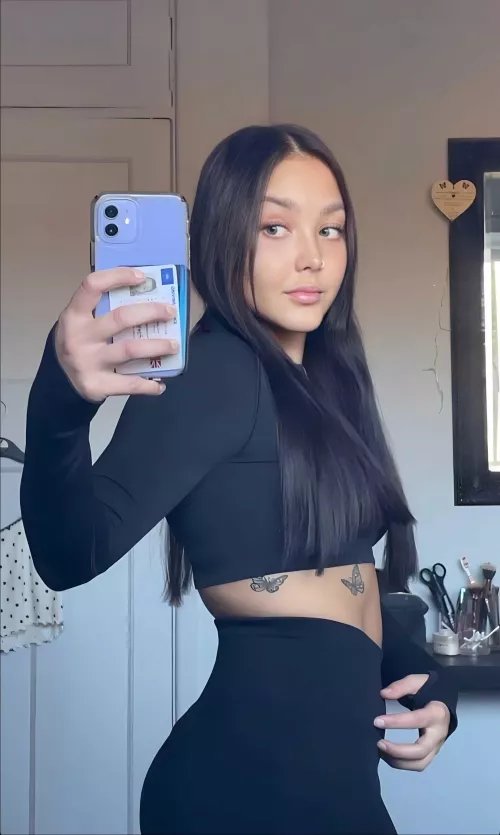 feeling cute after the gym
