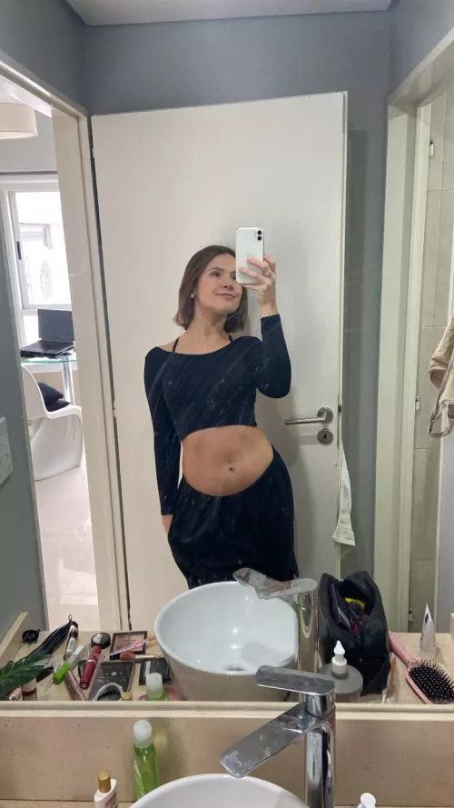 feeling cute after the gym
