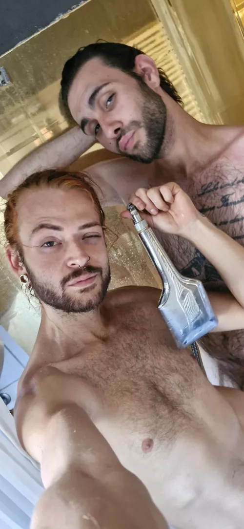 i love to drop the soap next to him