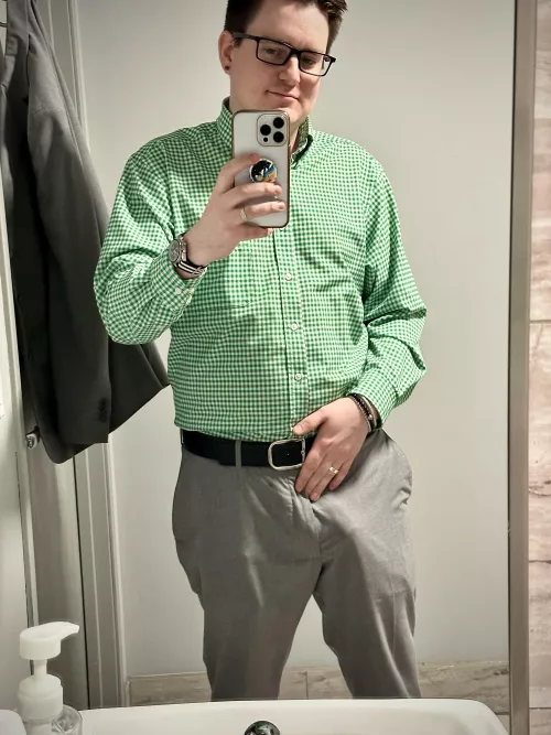 I think my work pants may be a little too revealing 